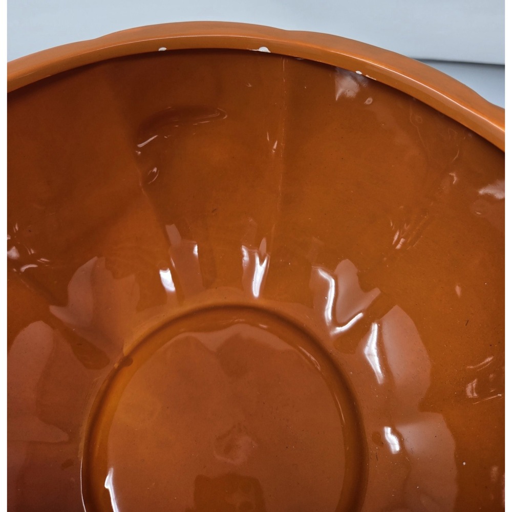 Johanna Parker Large Pumpkin Bowl (candy, Punch) 2022 Halloween Hard To Find - Picture 7 of 8